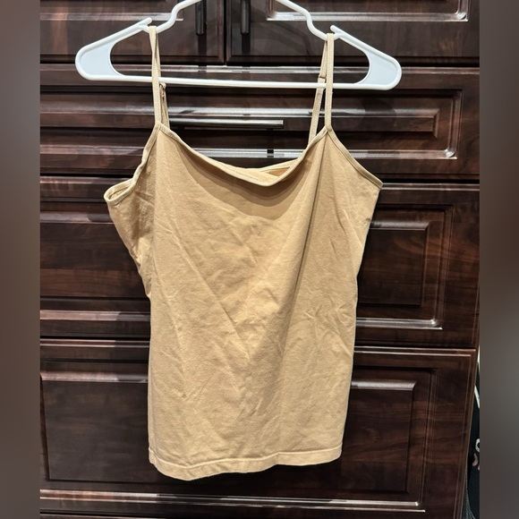 George Tops - George Women's Tan Spaghetti Strap Top XL